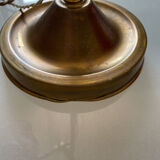 Lampe en laiton et verre