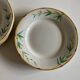 Set of 7 Sarreguemines Bamboo 1880 ironstone plates