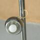Floor lamp in aluminium with magnetic bulbs, Italy 1970s