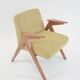 Mottled yellow Bunny chair