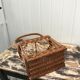Wicker bottle holder