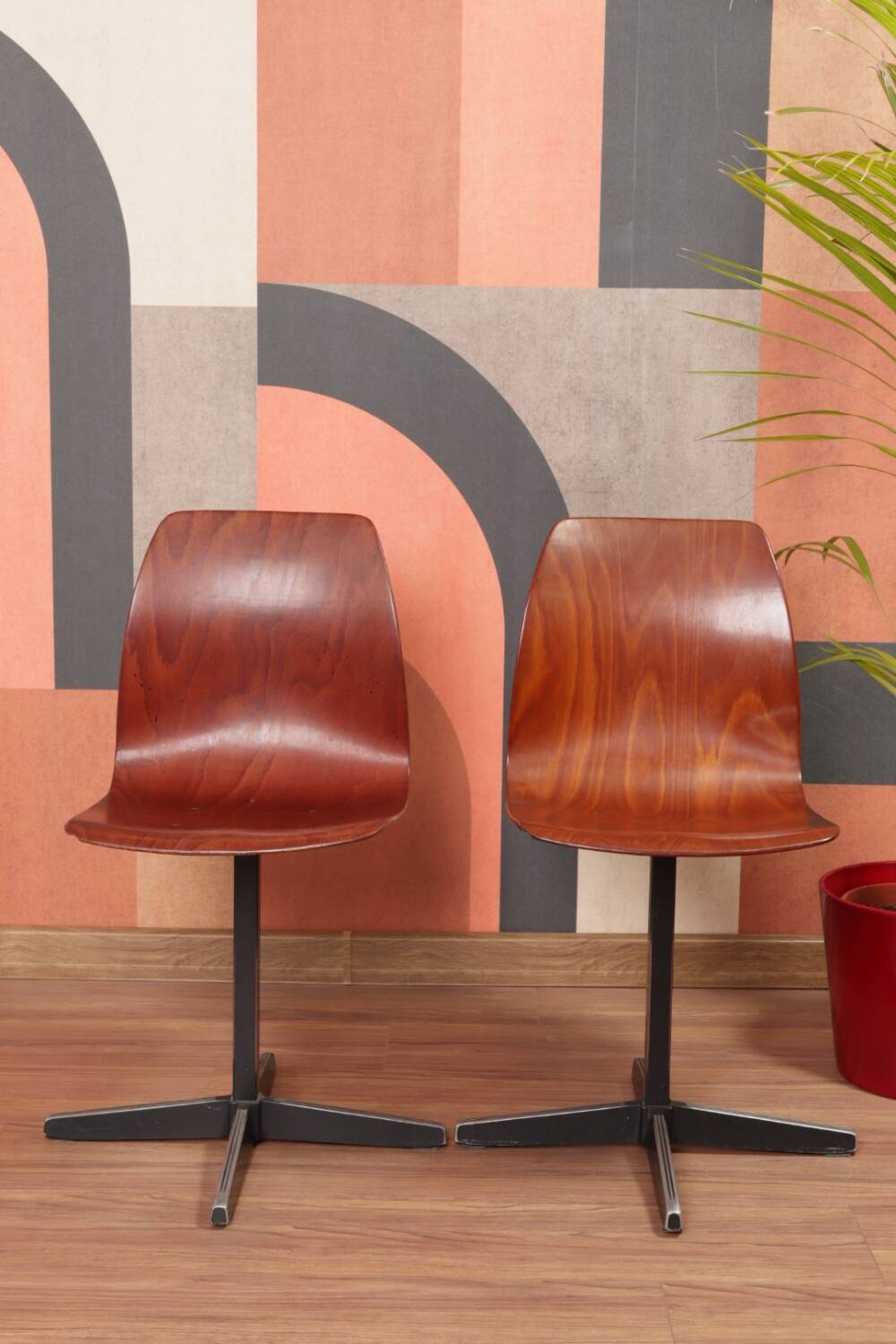 Vintage kids chairs set of 2 flototto 1970