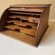 Office storage with plain curtains France JM Paillard vintage design bauhaus art deco 1900