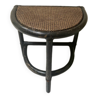 Vintage rattan side table or bedside table