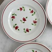 5 assiettes Lunéville Rosine
