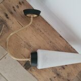 Pair of bobbin wall lights from the 50s and 60s