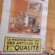 Lithographed poster heating Deville