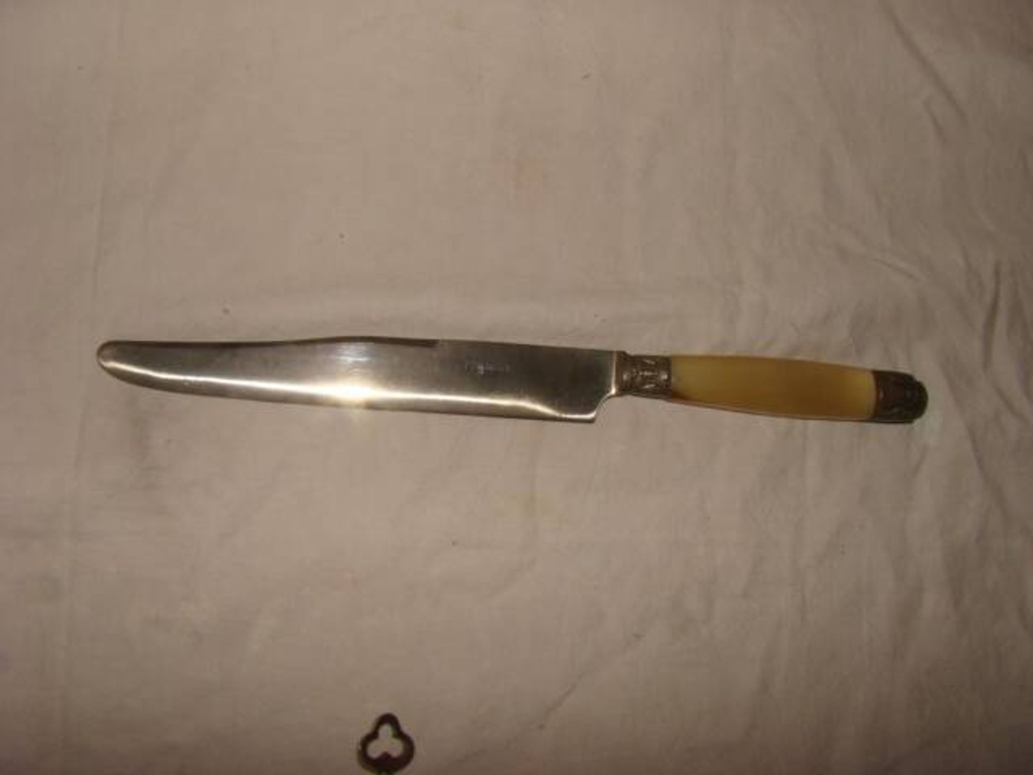 Carving service for leg of lamb from the early 20th century (art deco)