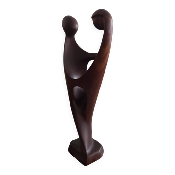 Sculpture abstraite "Amants" par Simon Randers