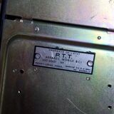 Black bakelite telephone