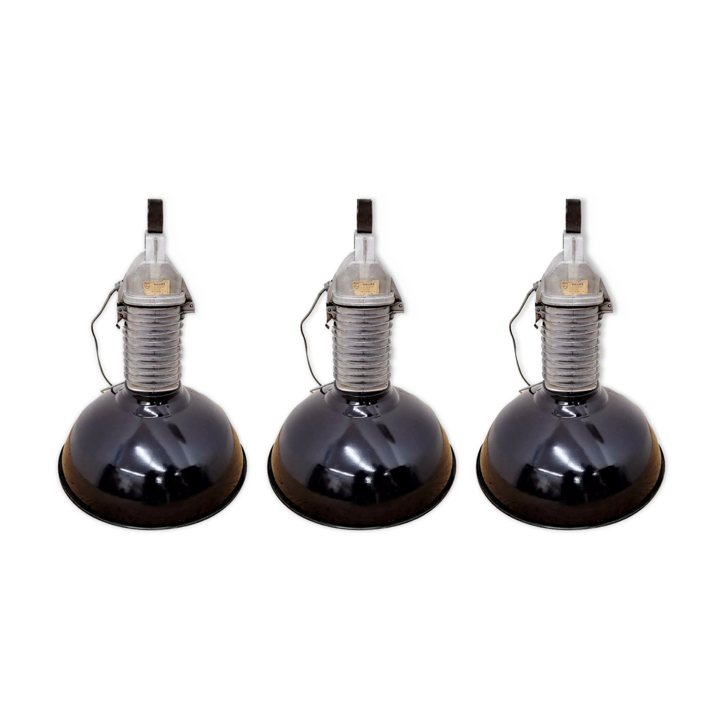 3 philips industrial suspension lamps