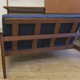 Arne Vodder for France and Sohn FD 164 2-seater teak sofa, Denmark 1960s