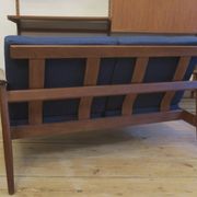 Arne Vodder for France and Sohn FD 164 2-seater teak sofa, Denmark 1960s