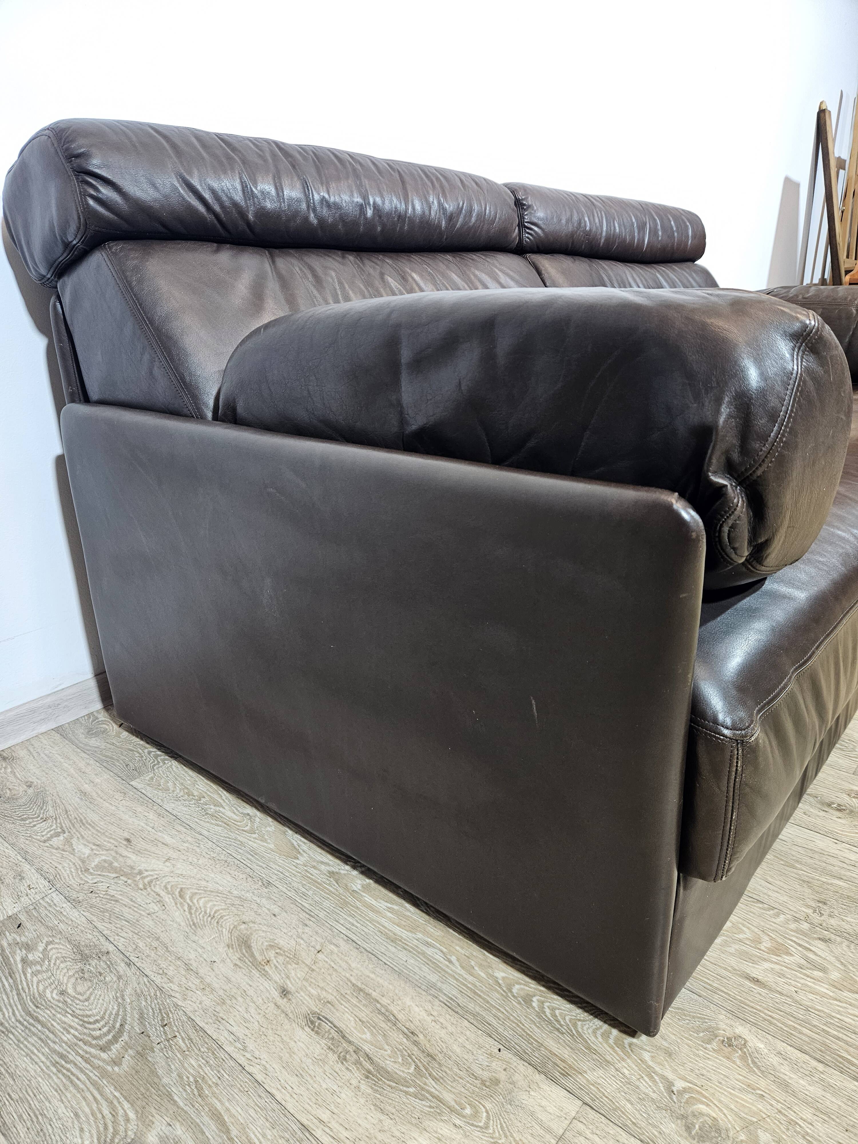 De Sede DS76 sofa, Switzerland, 1970s.