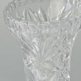 Cut glass single-stem vase