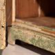 Antique bedroom chest of drawers with green tones (c.1920) #8