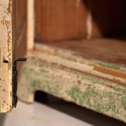 Old bedroom chest of drawers with green tones (c.1920) #8