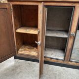 1920 solid oak bar counter