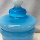 Old opaline blue pharmacy pot