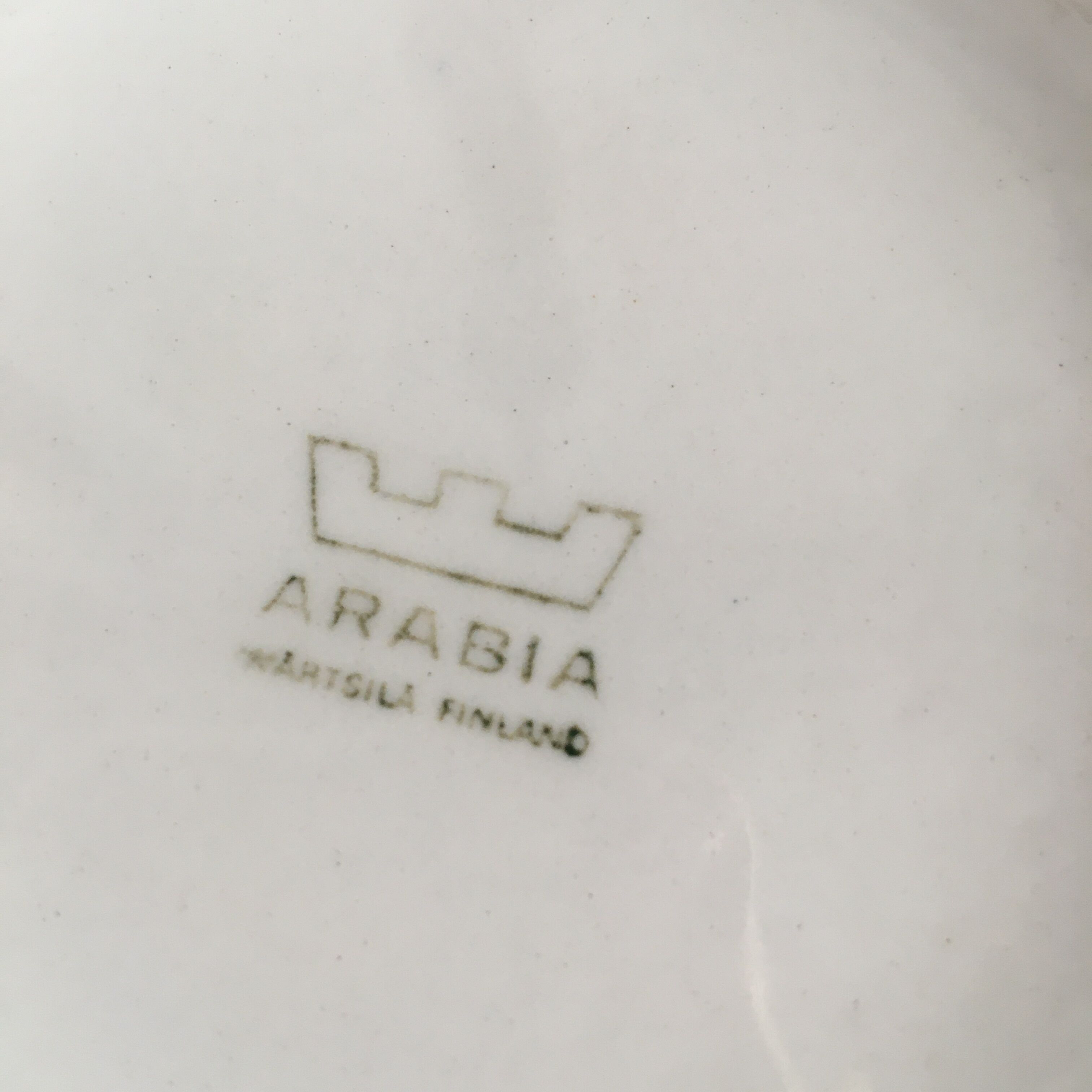 jam jar pattern strawberries manufacture Arabia Finland