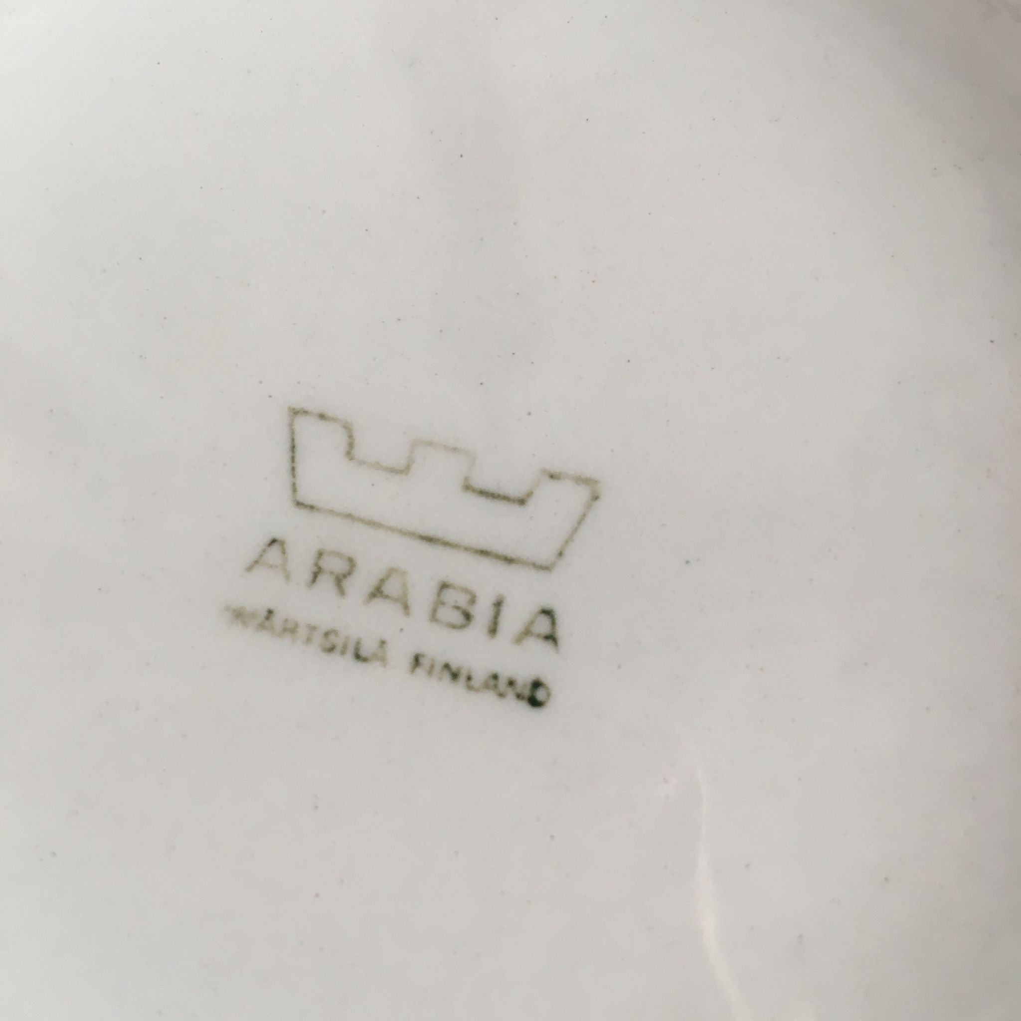 jam jar pattern strawberries manufacture Arabia Finland