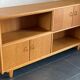 Vintage German Pine Wood Side Board