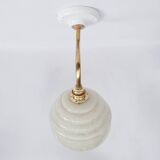 Speckled Clichy glass wall light