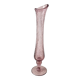 Soliflore en verre bullé rose