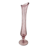 Bubble glass pink soliflore