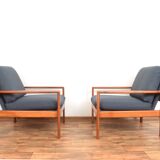 Mid-Century Danish Teak Armchairs, 1970s, Set of 2