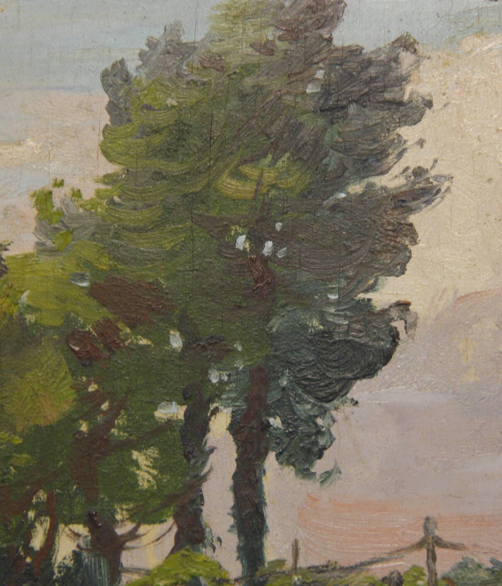 Oil on panel by Henry Vollet