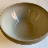 Pair of enamelled sandstone bowls