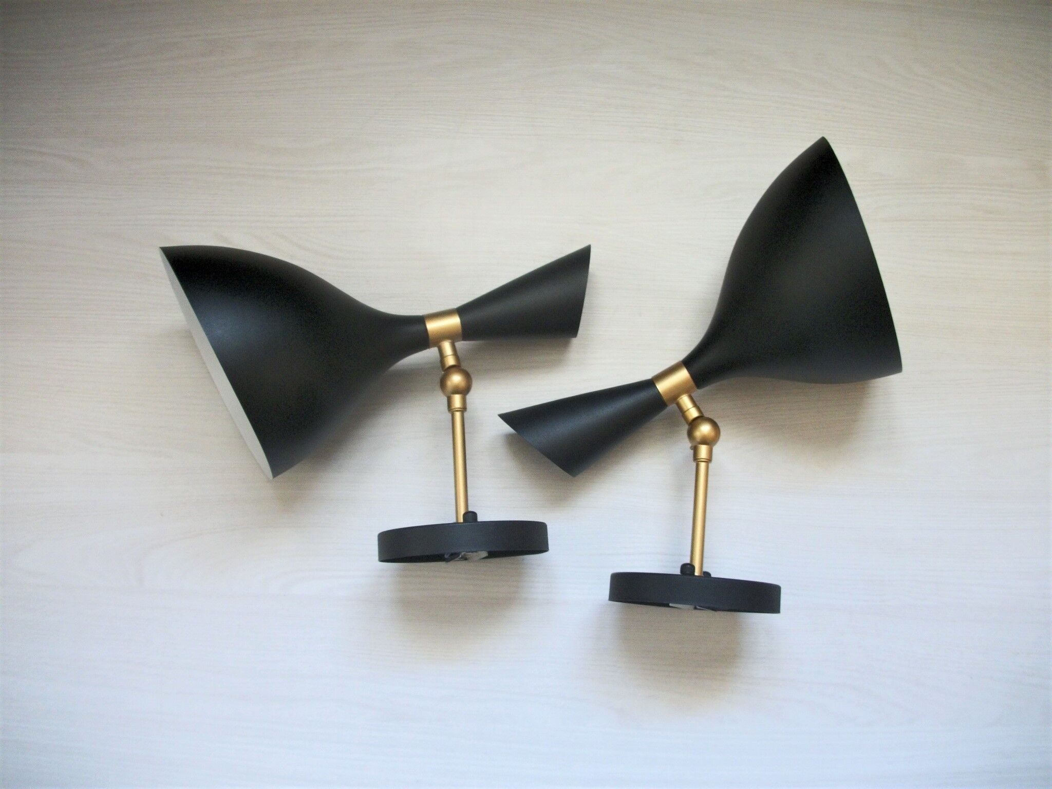Pair of nordic wall lamps