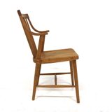 Scandinavian armchair "Pinnstol" in beech, Sweden, 1960