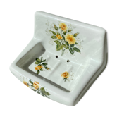 Porte savon et patère porcelaine de Limoges Champs-Elysées vintage 60