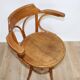 Gemla wooden swivel chair 1950 sweden