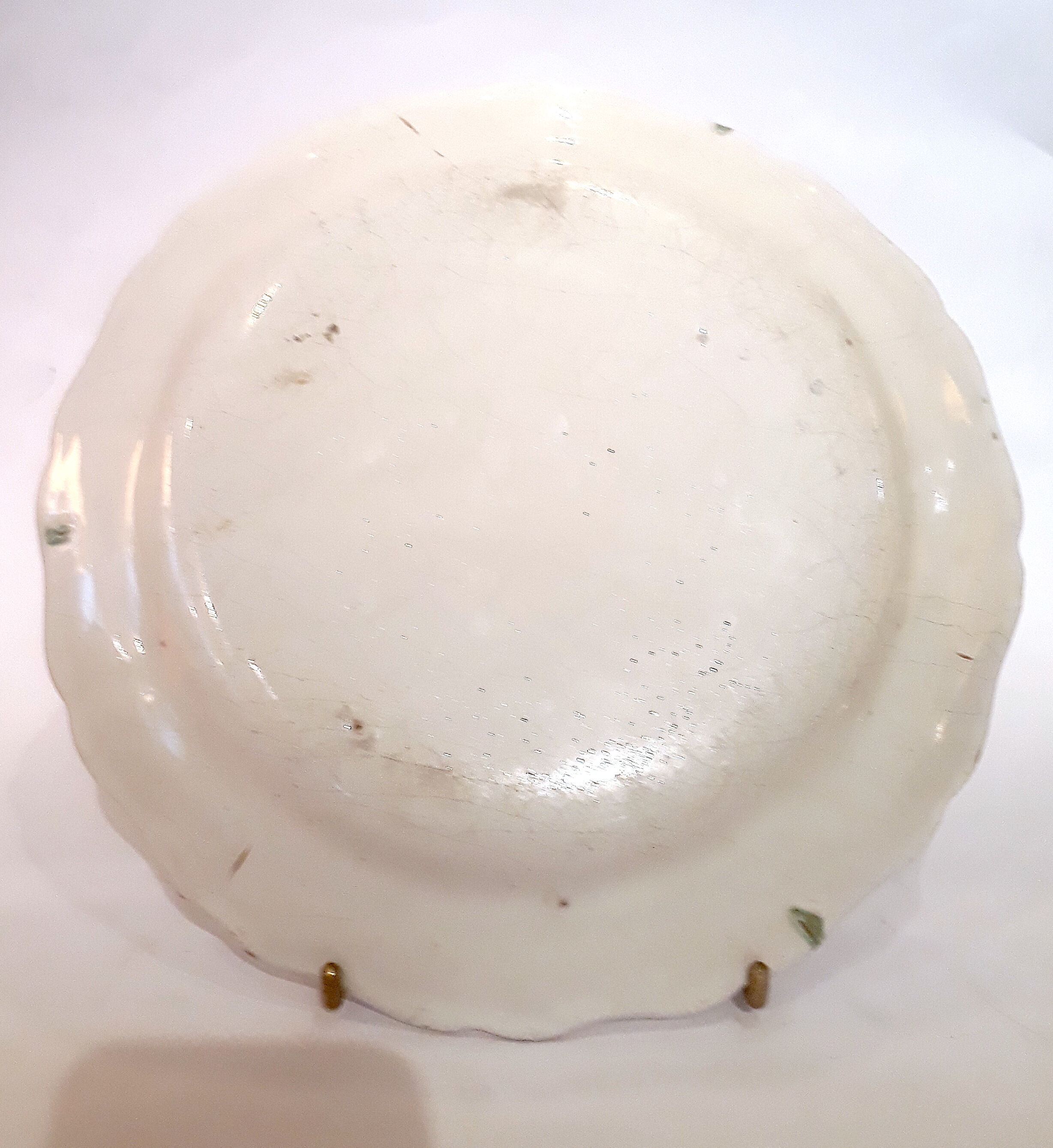 18th century Marseille earthenware plate