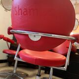 4 barber armchairs