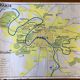 Ancienne carte de Paris et sa région années 50