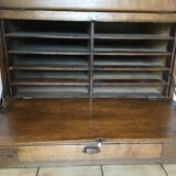 Cabinet notary scriban and lockers of oak desk