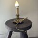 Small classic antique gold table lamp, H17 D12