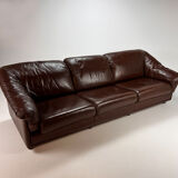 Vintage 3 seats leather Leolux Sofa, 1970s