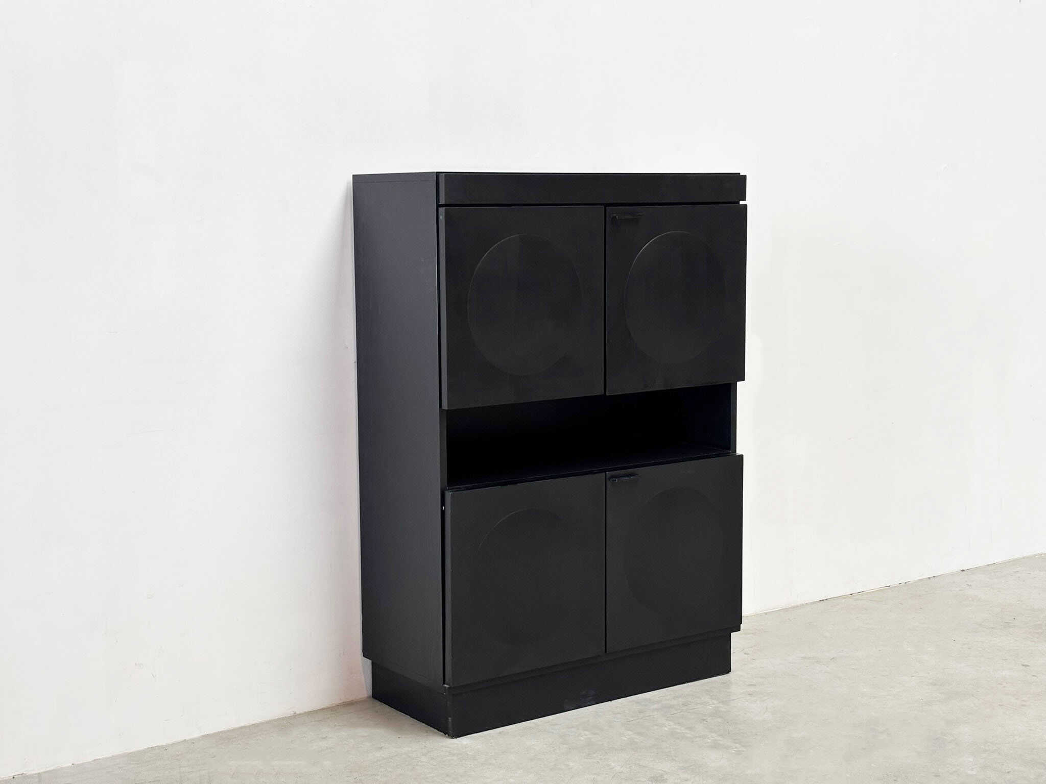 Brutalist 1970's Belgian bar cabinet