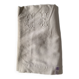 Drap ancien métis brodé ge