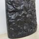 Martin Freyer Rosenthal Bisque Porcelaine Noire Papier Relief Vase Op Art
