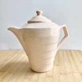 Teapot / iron earth / Art Deco / Saint-Amand