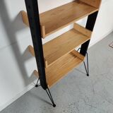 Bibliothèque modulable autoportante scandinave , années 60