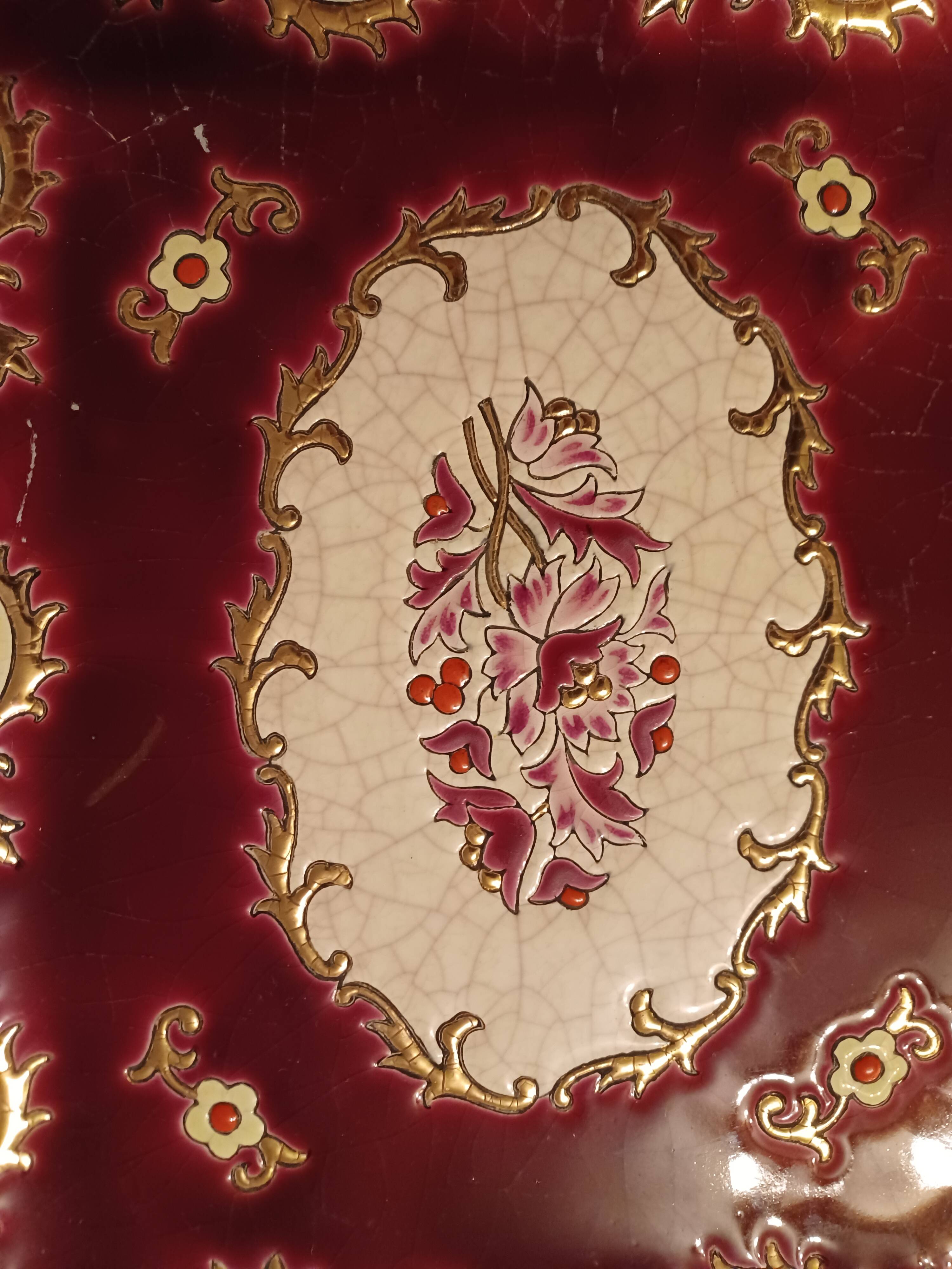 Longwy enamel dish