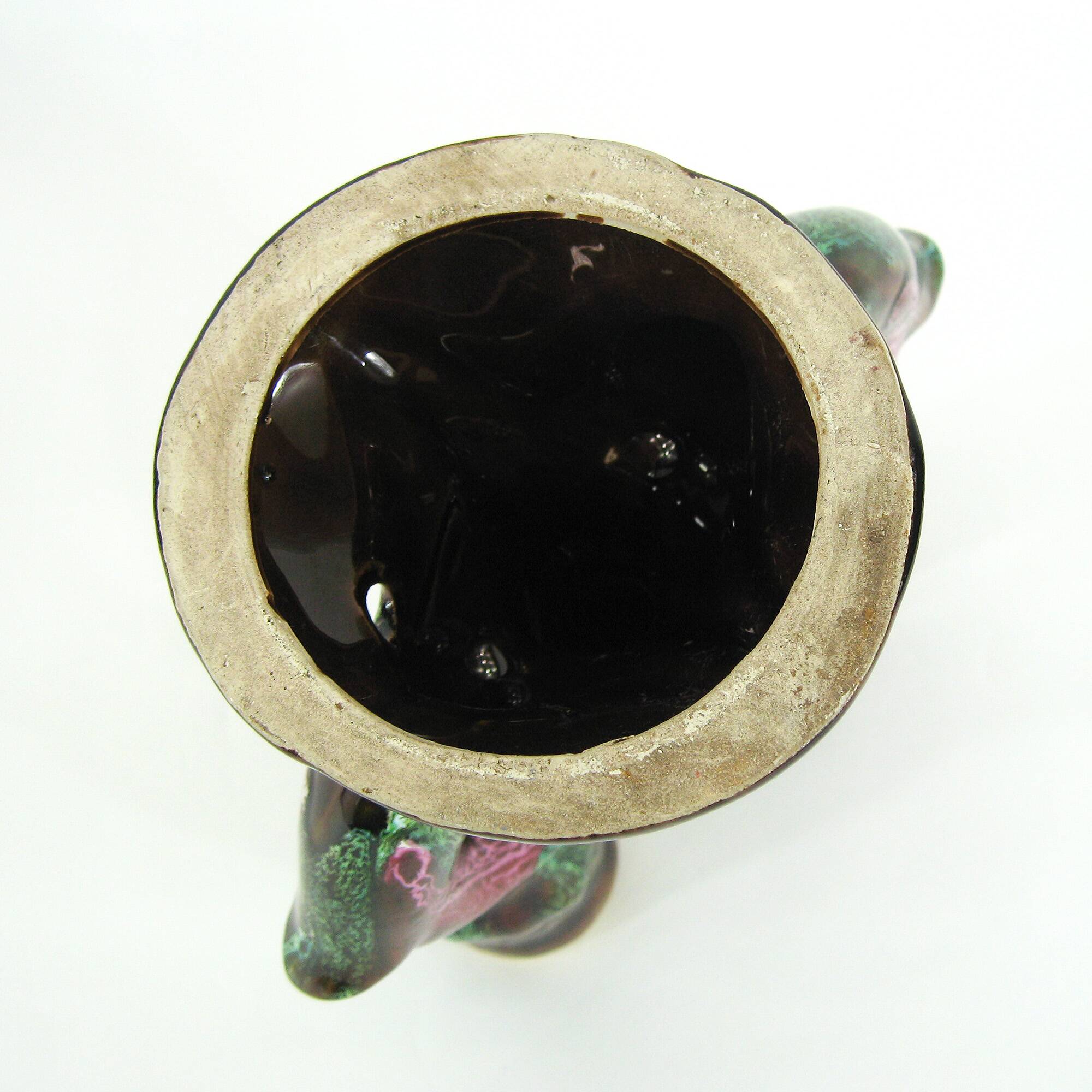 Ceramic candlestick - Georges Pougues-les-Eaux - vintage 60s