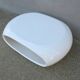 Table basse laquée blanche design Space Age forme libre vintage